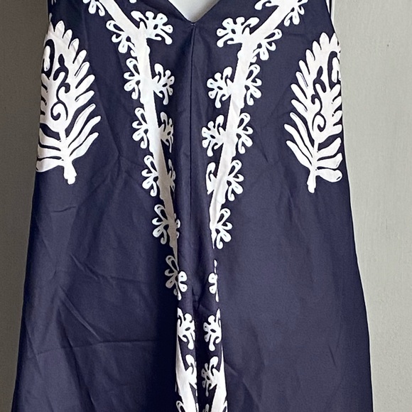 Black & Cream Print Dress Coverup - Picture 6 of 9